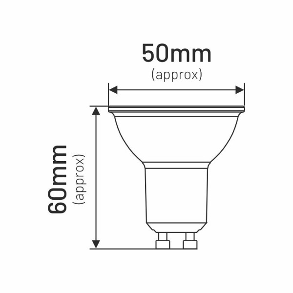 Żarówka LED MR16 GU10 3W 220lm 3000K INQ MR014WW
