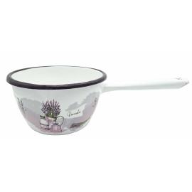 elopol rondel emal trzon stożek z dziobkiem biały lawenda   14cm , 0,90L , 22 14 [895839]
