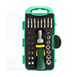 TOOLS010 Zestaw bitów i nasadek z adapterem Elektro