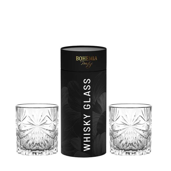 Bohemia Fiore Prestige 2 szklanki kryształowe 320ml do whisky