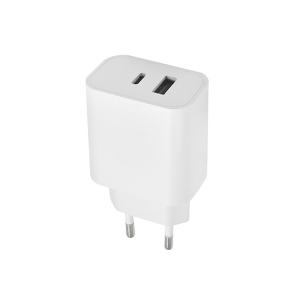 Ładowarka sieciowa 30W USB-C + 1x USB, biała - Maxlife MXTC-06