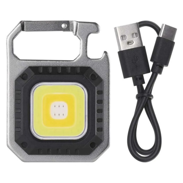 Mini latarka LED - brelok, 
akumulatorowa, mocna max 750lm P4714 
