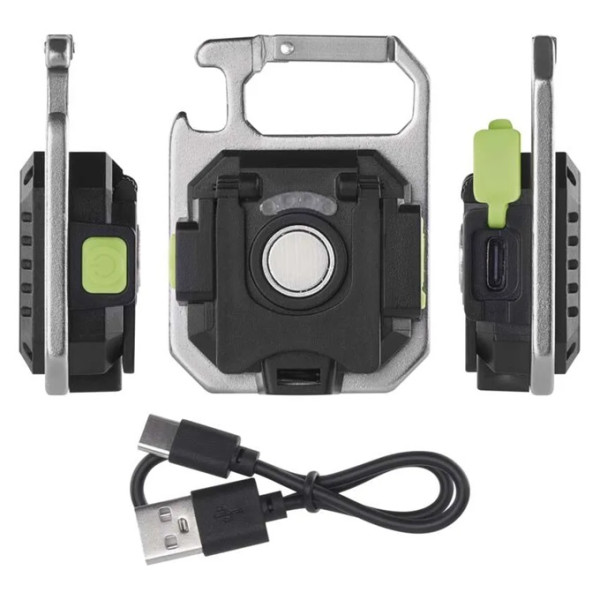 Mini latarka LED - brelok, 
akumulatorowa, mocna max 750lm P4714 