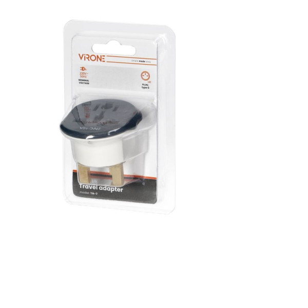 Adapter podróżny do gniazdek (do stosowania w Anglii) - TA-7