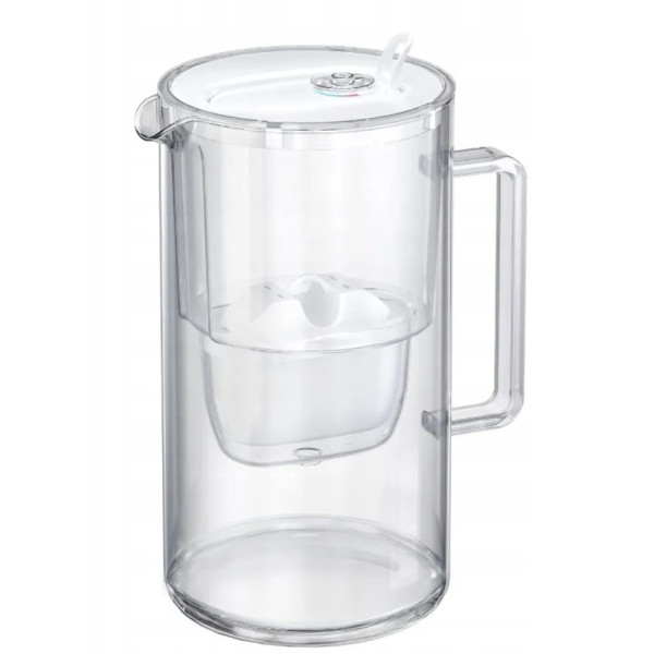 Dzbanek filtrujący szklany Aquaphor Glass 2,5l z wkładem Maxfor+ MG, biały