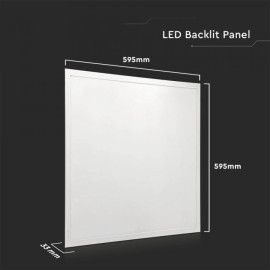 VT-60036 (10217)  Panel LED p/t 600x600mm 36W 4320lm 4000K