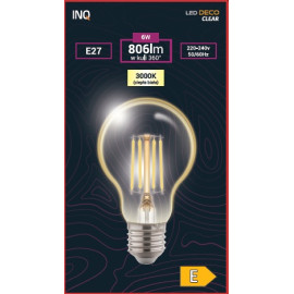 Żarówka LED A60 E27 6W (zamiennik 60W) 806lm 3000K EDA020WW INQ