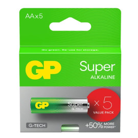 Bateria AA (LR6) alkaliczna 1,5V SuperAlkaline - 15A21-SB5 (cena za blister 5szt.)
