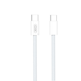 Kabel USB-C - USB-C 1m 60W biały - XO NB-Q260A PD 