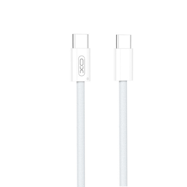 Kabel USB-C - USB-C 1m 60W biały - XO NB-Q260A PD 