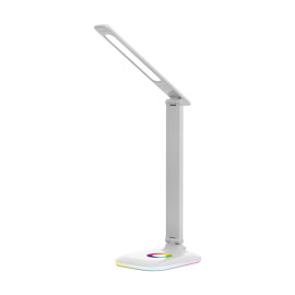 Lampa biurkowa LED 9W i lampka nocna 2w1 - MAGIC SLIM US011E biała