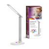 Lampa biurkowa LED 9W i lampka nocna 2w1 - MAGIC SLIM US011E biała