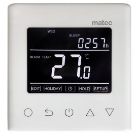 Regulator temperatury podtynkowy - programowalny, WI-FI, RTW-01, biały