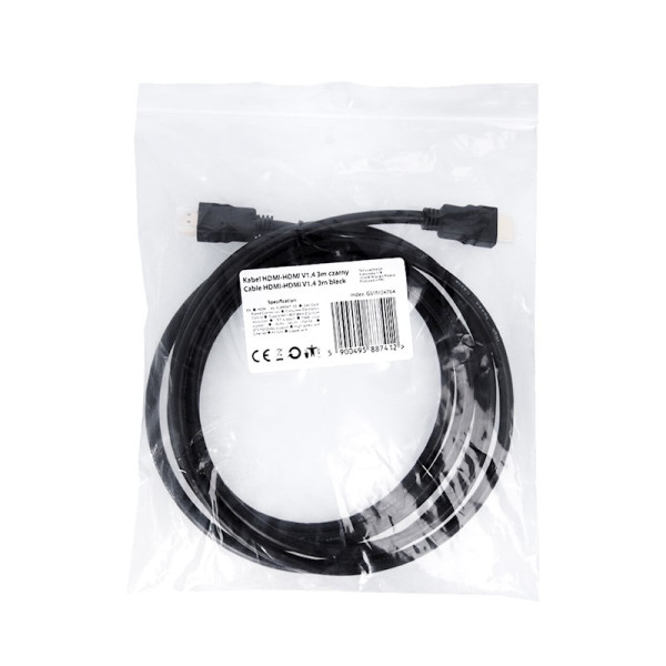 Kabel HDMI-HDMI V1.4 3m czarny