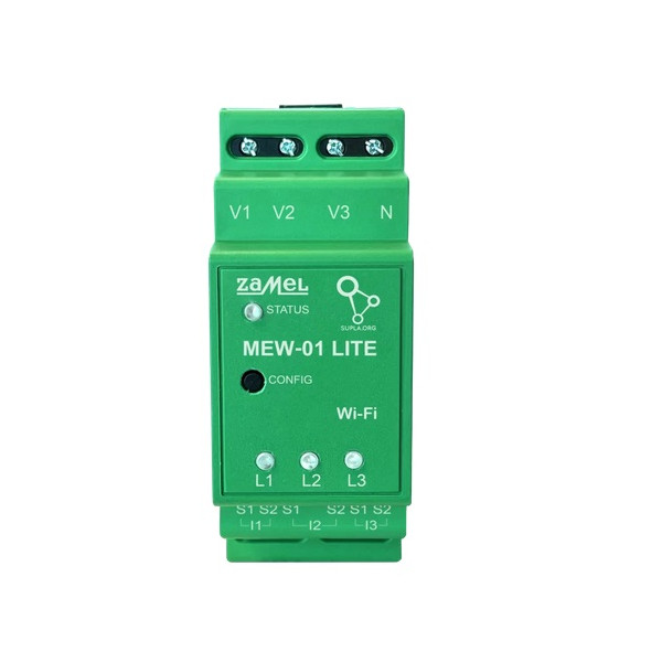 MEW-01 LITE MONITOR ENERGII ELEKTRYCZNEJ WI-FI 3F+N