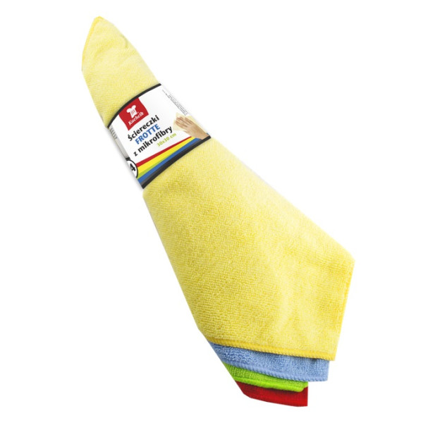 Kuchcik, Ścierki z mikrofibry, frotte, 4 szt,  [3228]