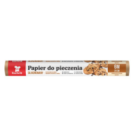 Kuchcik, Papier do pieczenia silikonowany, folia 6m x 29cm, [2404]