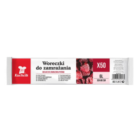 Kuchcik, Woreczki do zamrażania, LDPE, 6L, 30x40cm, 50 szt. [2917]