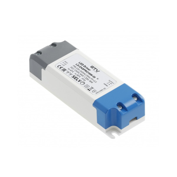 Zasilacz LED PRO 12V, 16W, input 220-240VAC, IP20, wym.120x42x27 mm, LD-ZASPRO16W-30