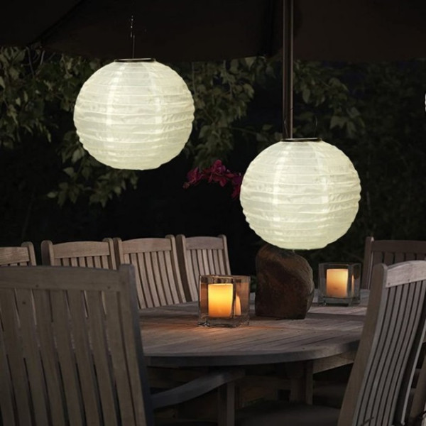 FELISI 20cm  Lampa Solarna Ogrodowa LED Lampion Origami 20cm