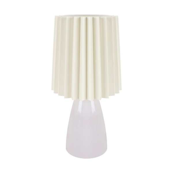 MALMA E14 WHITE - Lampka stołowa wys.30,5cm