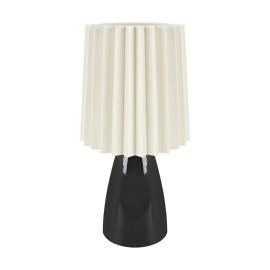 MALMA E14 BLACK - Lampka stołowa wys.30,5cm