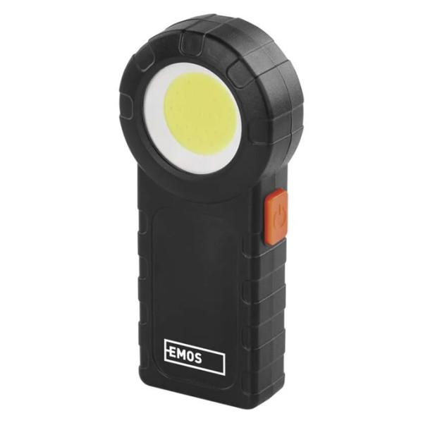 Latarka LED COB 350 lumenów (3 baterie AAA w zestawie), P4715 Emos