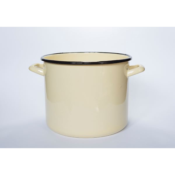 elopol garnek emal wysoki czerwony gładki 24cm , 8,90L , 2 24/30  [821241]