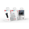 Ładowarka samochodowa 2,4A 2x USB czarna + kabel microUSB - XO TZ10 