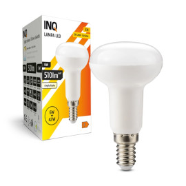 Żarówka LED E14 R50 - 6W 510lm - 230V 3000K (biały cieply) - ELC010WW INQ
