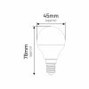 Żarówka LED G45 E14 3W KULKA 220lm 3000K INQ ELP014WW