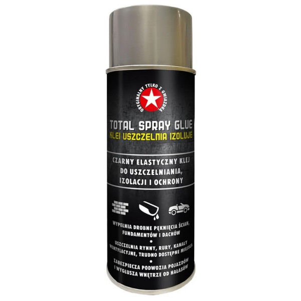 TOTAL GLUE SPRAY 400 ml - klei uszczelnia izoluje, do ścian rynien podwozia
