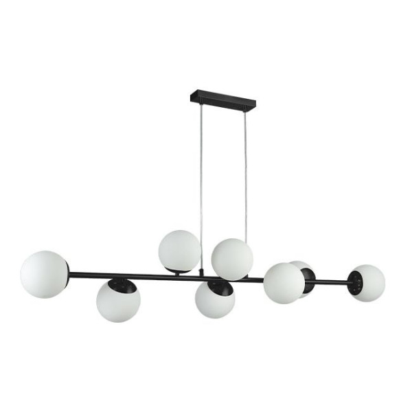 Lampa Wisząca Sufitowa Żyrandol Białe Kule BALI 0031 E27x8