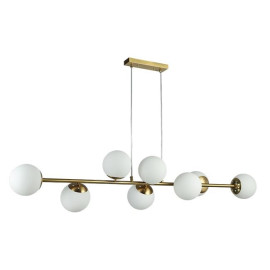 Lampa Wisząca Sufitowa Żyrandol Białe Kule BALI 0032 E27x8
