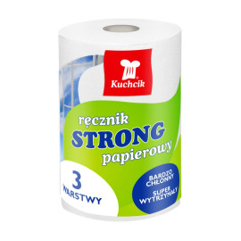 Kuchcik, Ręcznik papierowy STRONG, 175 listków, 3 warstwy, 20m x 22,5cm [3706]