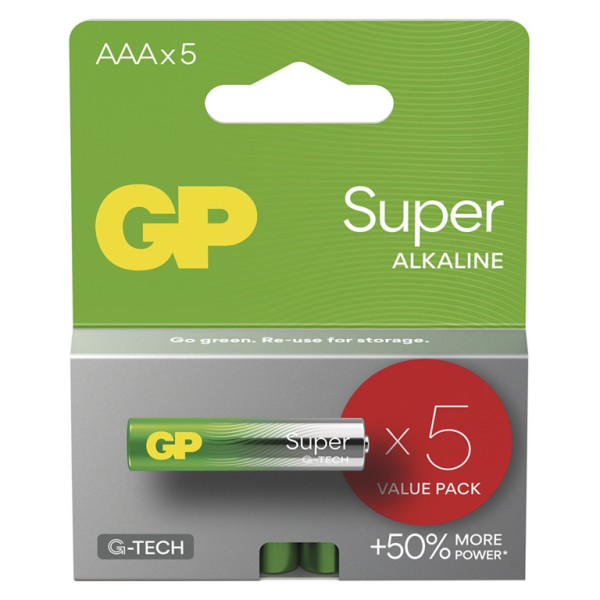 Bateria AAA (LR03) alkaliczna 1,5V SuperAlkaline - 24A21-SB5 (cena za 5 szt.)