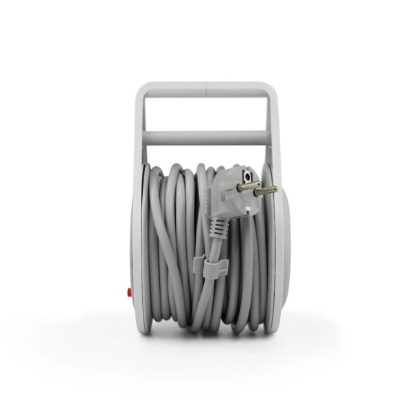 Przedłużacz zwijany 10m IP20: 2 gniazda z/u + USB-A + USB-C, 3x1mm2, PZ-ECO-4/10/3X1/H05VV-F/1USB-A/1USB