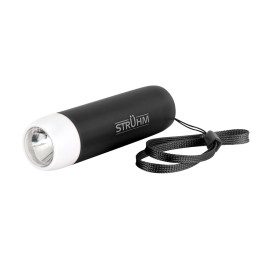 ATOM LED 1W BLACK akumulatorowa latarka LED
