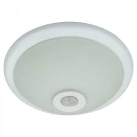Plafon szklany 2xE27 z czujnikiem ruchu PIR śr.29.5 cm - EC61071 
