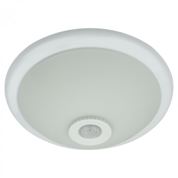 Plafon szklany 2xE27 z czujnikiem ruchu PIR śr.29.5 cm - EC61071 