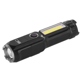 Latarka LED plastikowa 110lm, z zoomem, ładowalna, 1200mAh, P3213