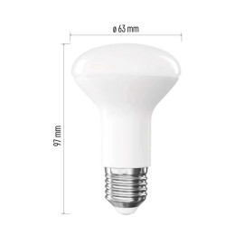 Żarówka LED E27 R63 - 7W (zamiennik 60W) 806lm - 230V 4000K (neutralno-biała) - ZQ7E43 Emos
