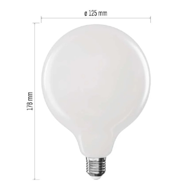 Żarówka LED E27 Globe G125 11W (100W) 1521lm 2700K (ciepło-biala) - ZF2D62 Emos