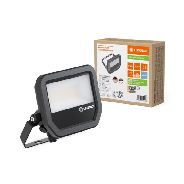 Naświetlacz LED FLOODLIGHT 17W/11W 2400lm/1600lm 6500K BK 