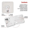 Czujnik (detektor ) tlenku węgla (czadu) GoSmart TCS0101W z WiFi