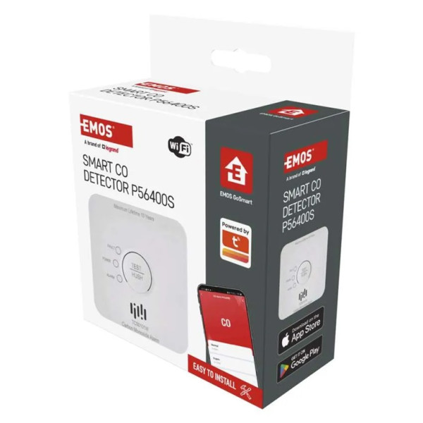 Czujnik (detektor ) tlenku węgla (czadu) GoSmart TCS0101W z WiFi