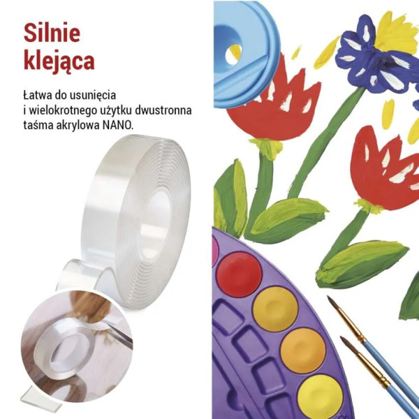 Taśma dwustronna NANO 30mm / 3m, przezroczysta 