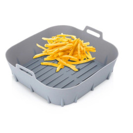 Koszyk wkład wielorazowy do frytownicy AIRFRYER Silikonowy 20x20cm