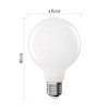 Żarówka LED E27 Globe G95 7,8W (75W) 1055lm 4000K (neutralno-biala) - ZF2D53 Emos
