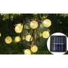 Girlanda LED solarna 20xLED okrągłe, 485cm, 0138